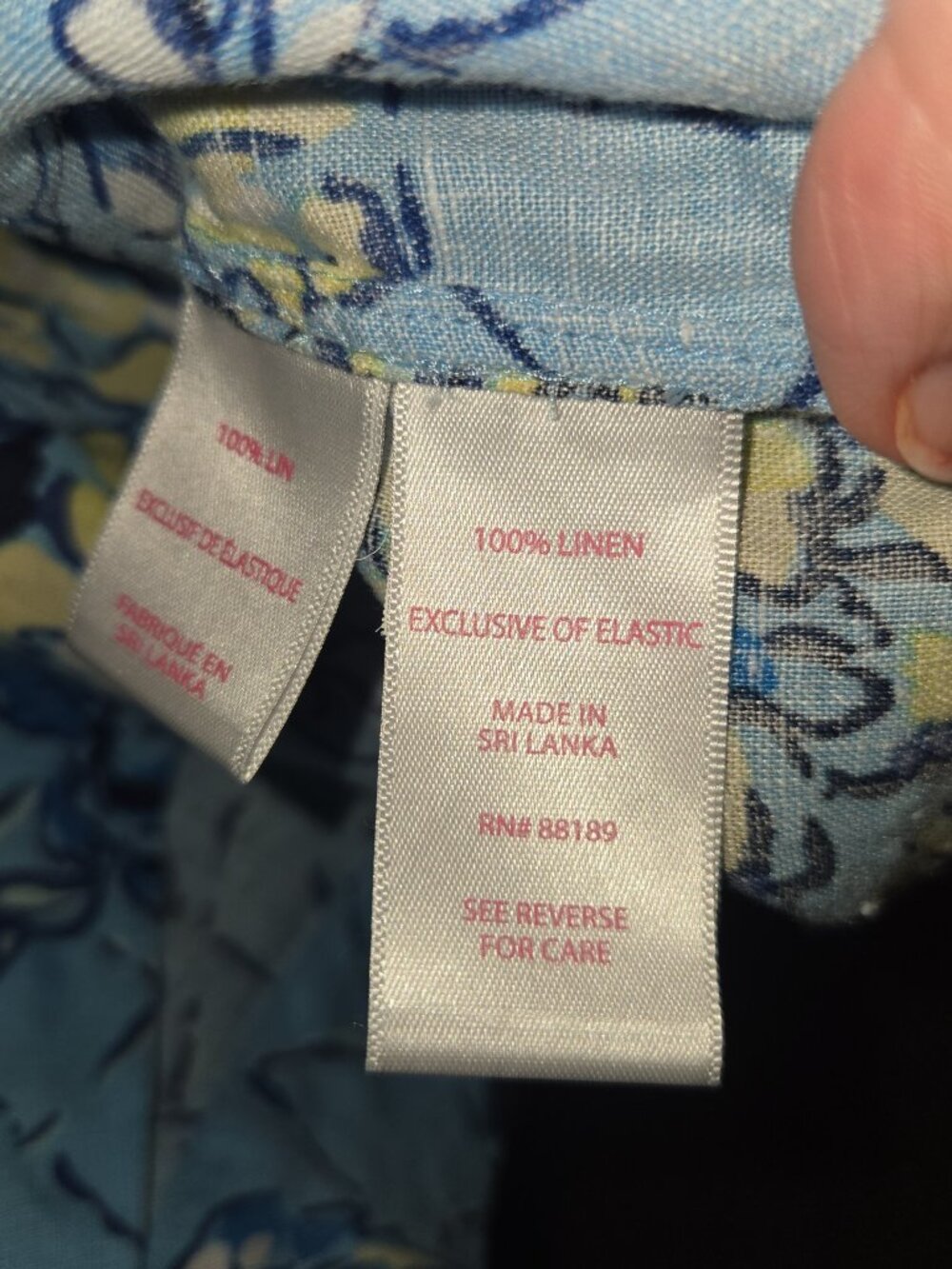 Linen Top - Picture 3 of 3